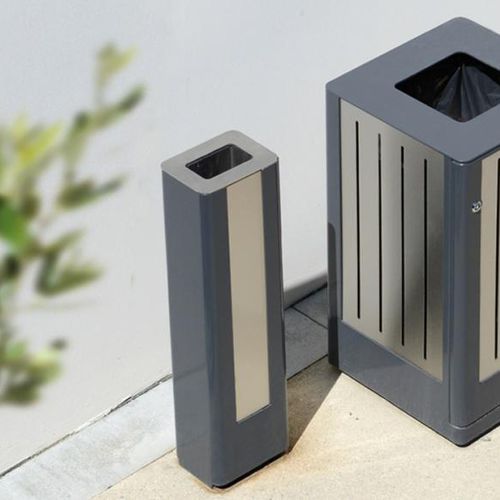 Пепельница на ножках - FUSION  - univers & cité | mobilier urbain - из стали / из нержавеющей стали / для улицы
