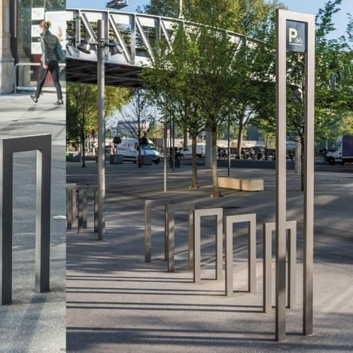 Напольная сигнальная табличка - CINÉO - univers & cité | mobilier urbain - сталь / двусторонняя / городская