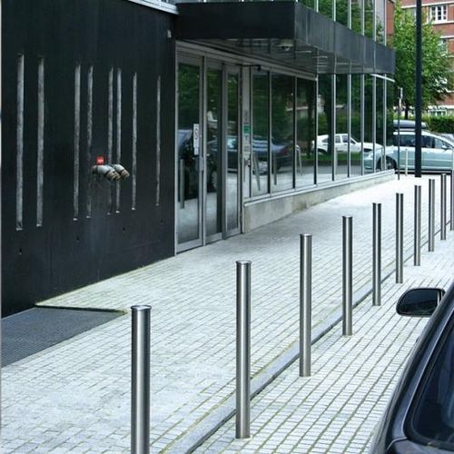 Защитный столбик - VISION - univers & cité | mobilier urbain - неподвижный / полуавтоматический / из нержавеющей стали