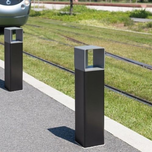 Защитный боллард - ZÉO - univers & cité | mobilier urbain - неподвижный / полуавтоматический / из стали