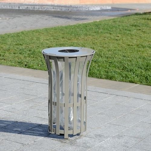 Общественный мусорный контейнер - Cargo - univers & cité | mobilier urbain - из стали, покрытой порошком / защита от террористических актов / без крышки
