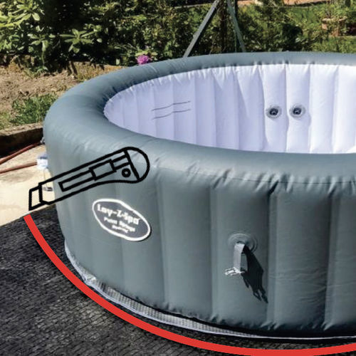Дренирующее покрытие из полипропилена - POOL BASE - BERA B.V. - дренажное / для бассейна / из переработанного материала
