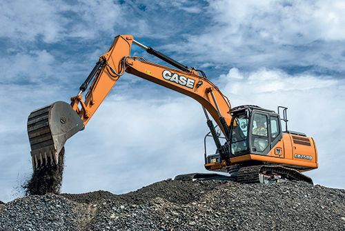 Промежуточный экскаватор - CX250D - Case Construction - гусеничный / для строительства / дизельный