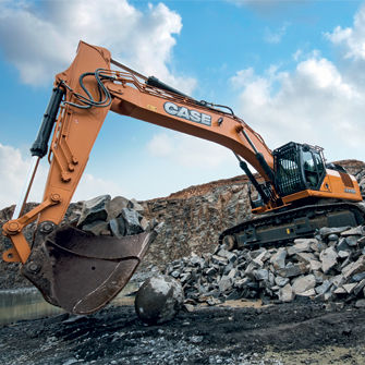 Гусеничный экскаватор - CX490D - Case Construction - для строительства / дизельный / Tier 4