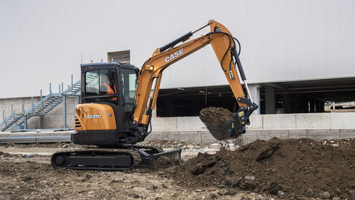 Экскаватор мини - CX37C - Case Construction - гусеничный / поворотный / для строительства
