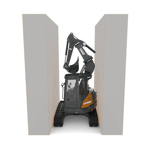 Промежуточный экскаватор - CX95E - Case Construction - гусеничный / компактный / дизельный