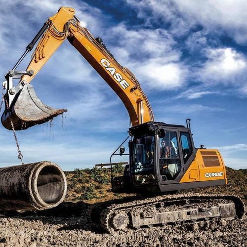 Тяжелый экскаватор - CX180E - Case Construction - гусеничный / для разгрузочно-погрузочных работ / компактный