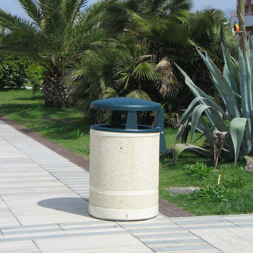 Общественный мусорный контейнер - CESTONE - VASART URBAN DESIGN - из нержавеющей стали / из окрашенного металла / из бетона