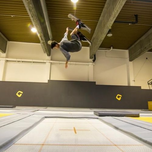 Гимнастический батут - GROUND TRAMPOLINE "FREESTYLE" - Eurotramp Trampoline Kurt Hack GmbH - для профессионального использования / для интерьера