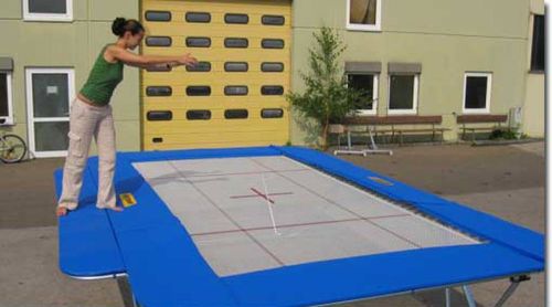 Гимнастический батут - TRAINING PLATFORM - Eurotramp Trampoline Kurt Hack GmbH - прямоугольный / для профессионального использования / для интерьера