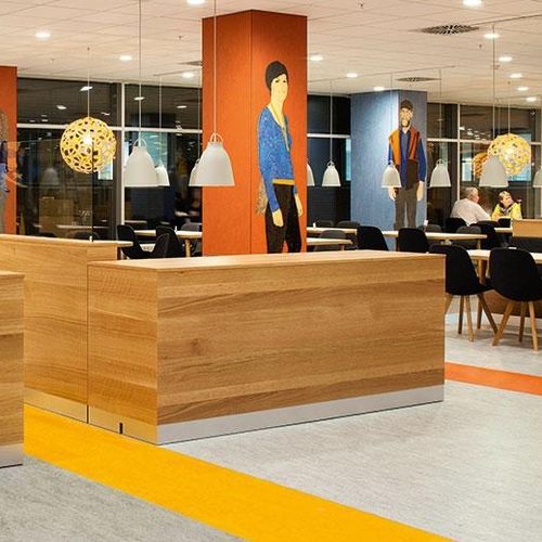 Напольное покрытие из линолеума - MARMOLEUM DECIBEL - Forbo Flooring Systems - для интерьера / для ступени / для домашнего использования