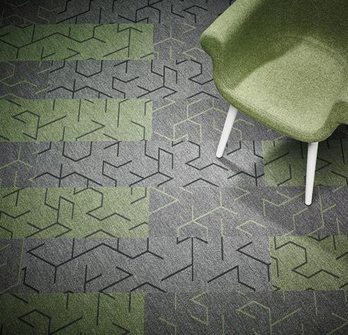 Текстильное напольное покрытие - FLOTEX TRIAD - Forbo Flooring Systems - для интерьера / для офиса / для сектора услуг
