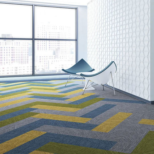 Тафтинговое ковровое покрытие - FLOTEX PLANKS - Forbo Flooring Systems - из полиамида / для сектора услуг / с рисунком
