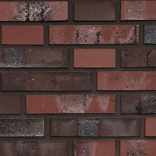 Кирпич для фасада - SCHWERIN GT - Hagemeister GmbH & Co. KG - полный / рельефный / коричневый