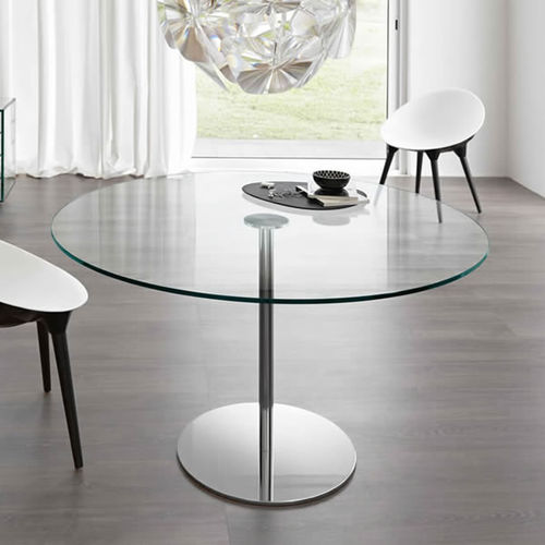 Современный стол - FARNIENTE ALTO - TONELLI Design - из хромированного металла / с основанием из хромированного металла / прямоугольный