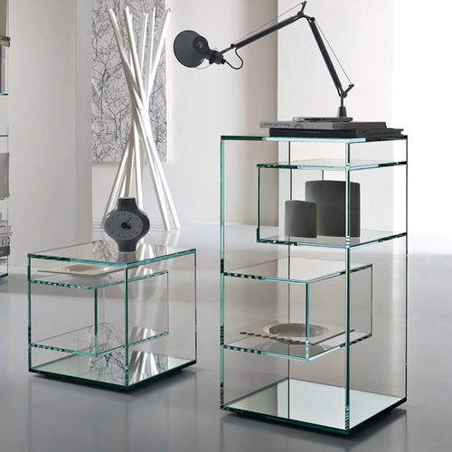 Современный стеллаж - LIBER - TONELLI Design - из стекла
