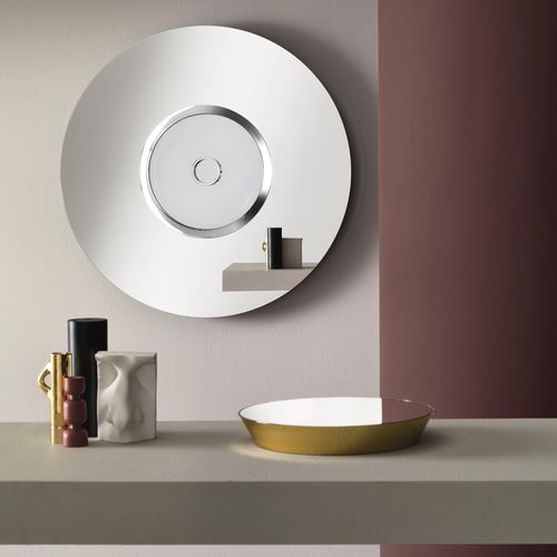 Настенное зеркало - OZMA - TONELLI Design - современное / круглое / из металла