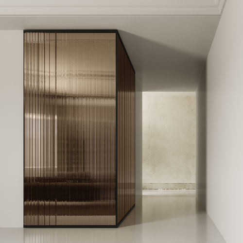 Покрытие для стен для внутреннего пространства - WONDERWALL - TONELLI Design - из стекла / текстурированное / рельефное