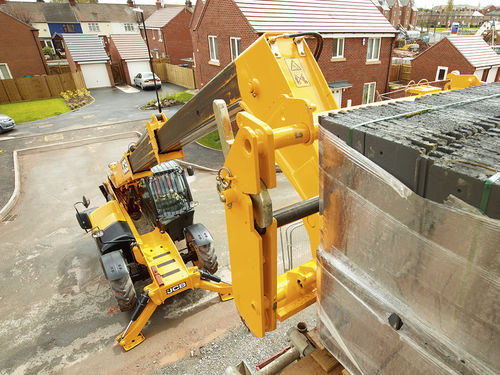 Телескопическая подъемная тележка для строительства - 535-125 HI-VIZ - JCB Deutschland GmbH - Tier 4 / для загрузки