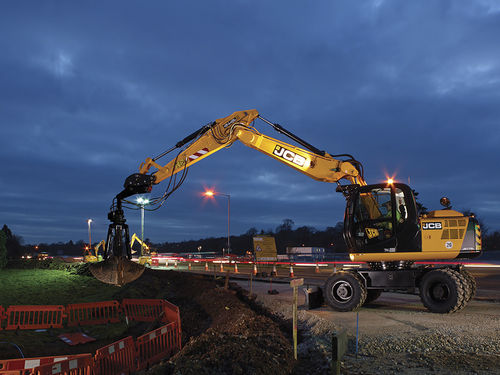 Тяжелый экскаватор - JS175W - JCB Deutschland GmbH - колесный / Tier 4