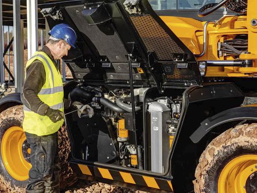 Колесный экскаватор - HYDRADIG 110W - JCB Deutschland GmbH - для разгрузочно-погрузочных работ