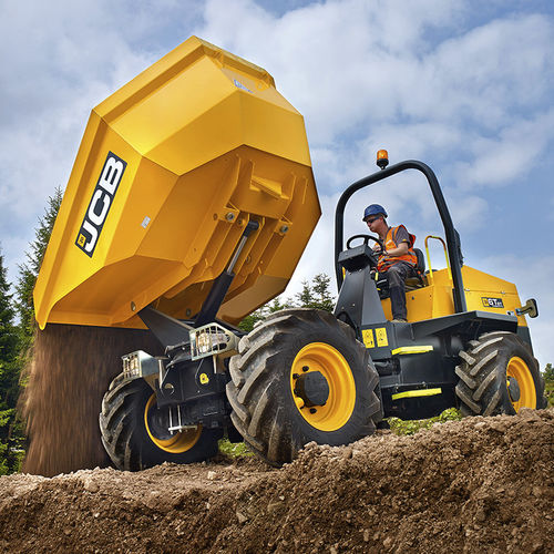 Двухколесная тележка с поворотным кузовом - 6T - JCB Deutschland GmbH - на колесах / дизельная