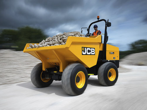 Шарнирная двухколесная тележка - 9T - JCB Deutschland GmbH - на колесах / для строительства