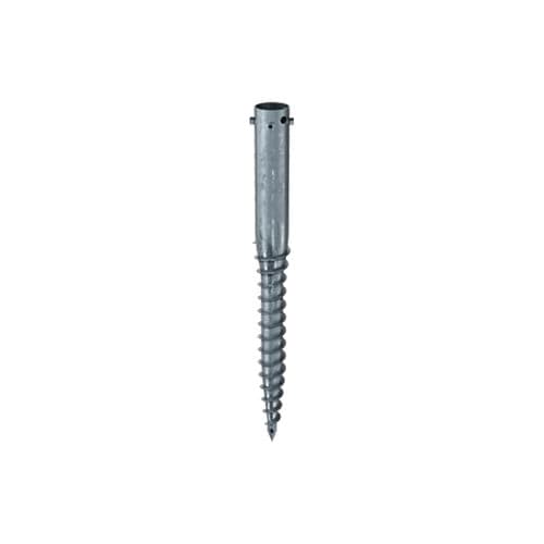 Свая винтовая свая - G 114x1300-4xM16 - Krinner Schraubfundamente - из гальванизированной стали / для дома с деревянным каркасом