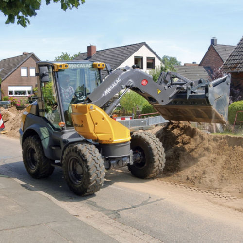 Колесный погрузчик - AS 900 - MECALAC Baumaschinen GmbH - для строительства / дизельный / для строительства