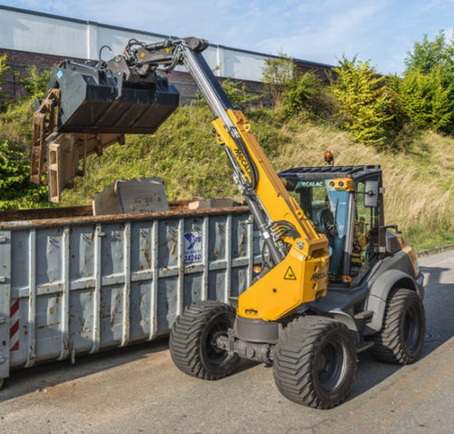 Колесный погрузчик - AS 900TELE - MECALAC Baumaschinen GmbH - для строительства / телескопический / для строительства