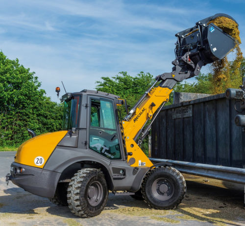 Колесный погрузчик - AT 1050 - MECALAC Baumaschinen GmbH - для строительства / телескопический / для строительства