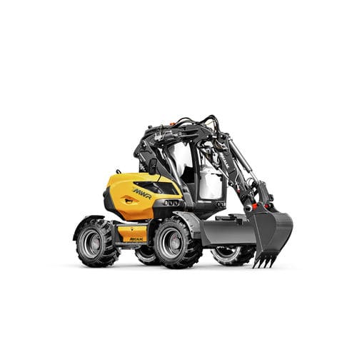 Малогабаритный экскаватор - 7MWR - MECALAC Baumaschinen GmbH - на колесах / компактный / поворотный