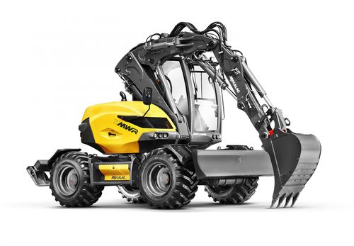 Малогабаритный экскаватор - 11MWR - MECALAC Baumaschinen GmbH - на колесах / компактный / поворотный