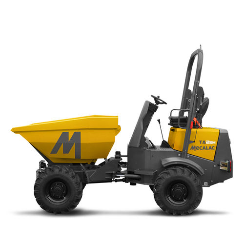 Двухколесная тележка с фронтальной загрузкой - TA2H - MECALAC Baumaschinen GmbH - на колесах / дизельная / для строительства