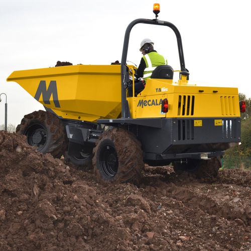 Двухколесная тележка с фронтальной загрузкой - TA9 - MECALAC Baumaschinen GmbH - на колесах / дизельная / для строительства