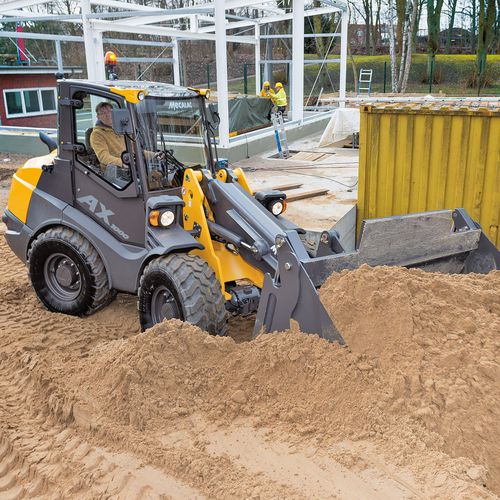 Колесный погрузчик - AX 1000 - MECALAC Baumaschinen GmbH - для строительства / дизельный / шарнирный