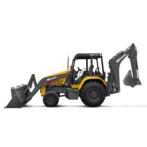Эргономичный экскаватор-погрузчик - TLB840R - MECALAC Baumaschinen GmbH - передний / многофункциональный / стандартный