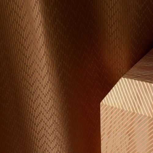 Ткань для штор - BARRETTE - LELIEVRE - с рисунком / полиэстер FR / моющаяся