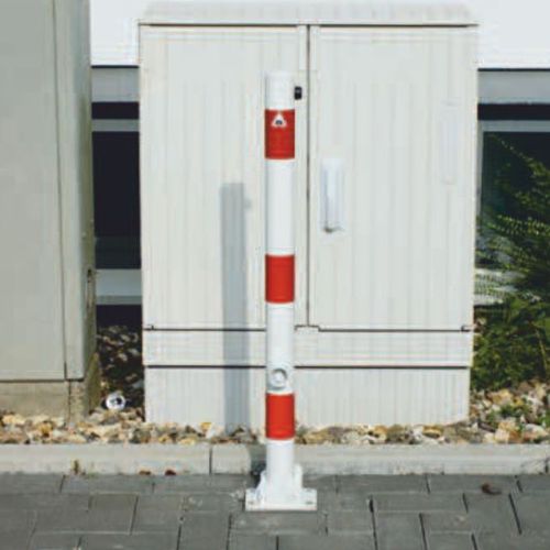Защитный боллард - 460FUB - Schake GmbH - выдвижной / из стали / высокий