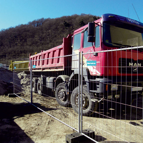 Забор из сварной решетки - 3B2035 - Schake GmbH - для стройки / из металла / мобильный