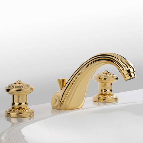 Двухрычажный смеситель для раковины - C40-1301 BONROCHE - Cristal&Bronze - настольный / из латуни / для ванной комнаты