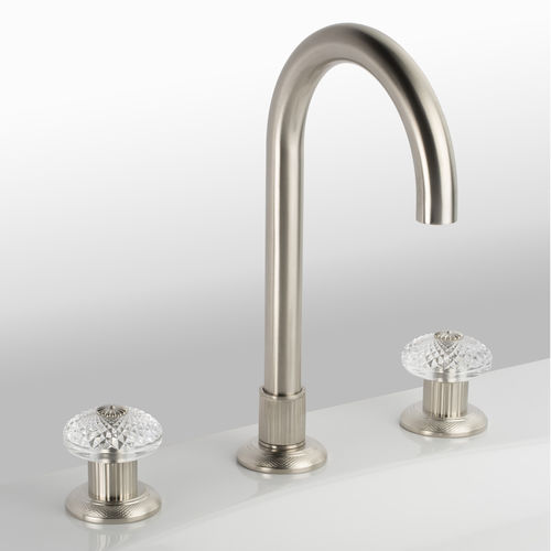 Двухрычажный смеситель для раковины - C43-1301 &Eacute;L&Eacute;GANCE CLASSIQUE - Cristal&Bronze - настольный / из латуни / из никеля