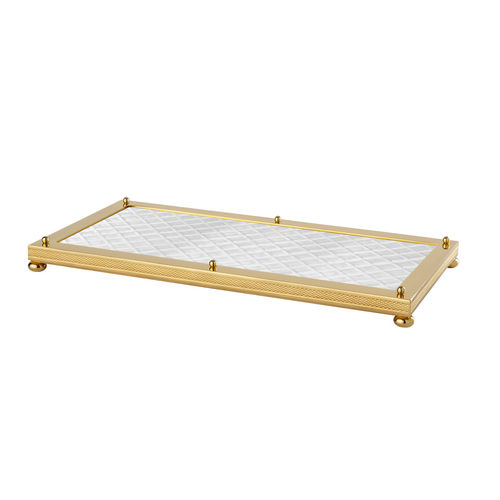 Поднос для обслуживания из латуни - FS08C-641 - Cristal&Bronze - из золота / для профессионального использования