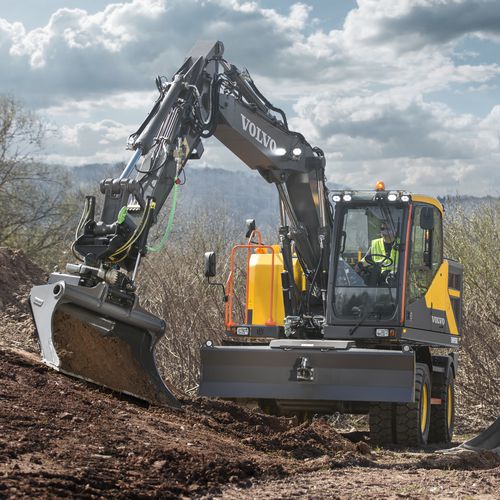 Промежуточный экскаватор - EWR150E - Volvo Construction Equipment Germany GmbH - колесный / для строительства / дизельный