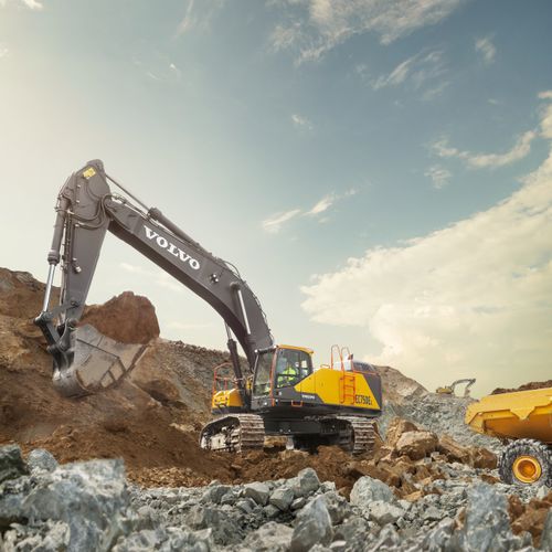 Гусеничный экскаватор - EC750E - Volvo Construction Equipment Germany GmbH - поворотный / для строительства / дизельный