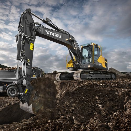 Промежуточный экскаватор - EC220E - Volvo Construction Equipment Germany GmbH - гусеничный / для строительства / дизельный