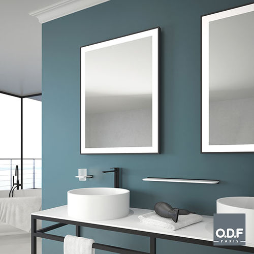 Настенное зеркало для ванной комнаты - 7165 01 24 - ODF Paris - для гостиницы / современное / прямоугольное