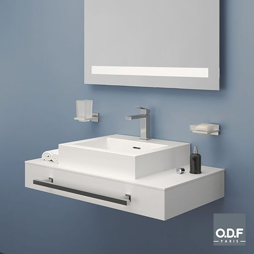 Столешница для раковины из Fenix NTM® - 2P090 A0 - ODF Paris - для профессионального использования / по индивидуальному заказу / со встроенными полотенцесушителями