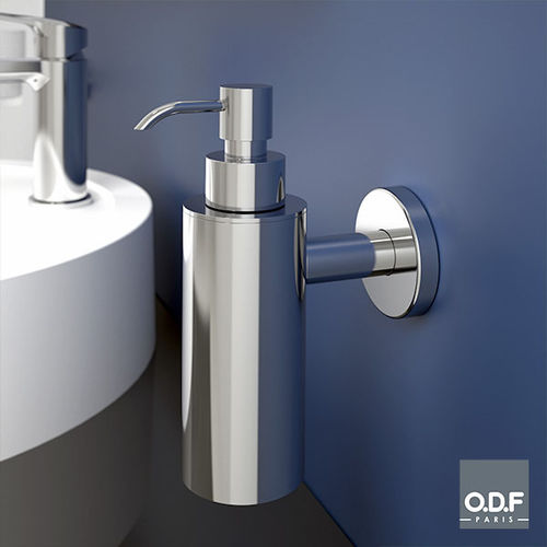 Дозатор мыла для гостиницы - 8660 01 01 - ODF Paris - настенный / из хромированной латуни / ручной