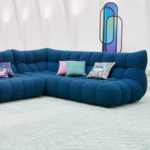Модульный диван - SETUP - ROCHE BOBOIS - современный / из ткани / серый